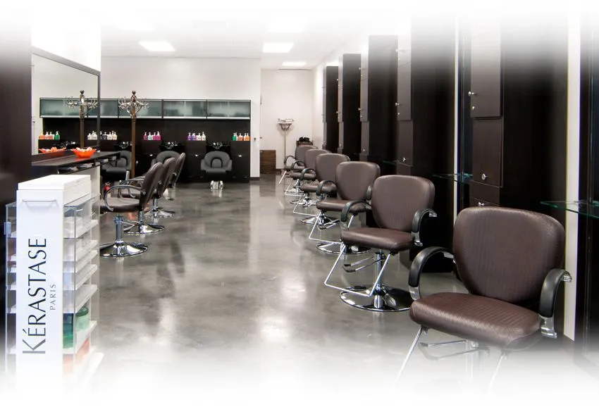 Spacious and luxurious, customed designed hair styling stations